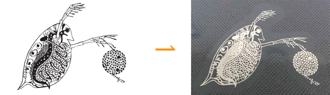 製品例 切り絵作品